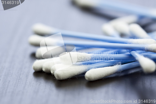 Image of Random pile of cotton ear buds