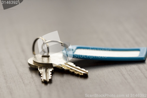 Image of Macro Shot of Keys on Top of the Table