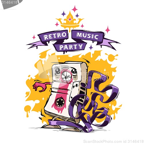 Image of Retro Music Party Poster