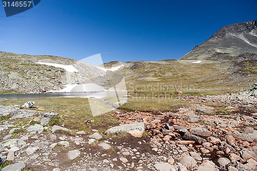 Image of Besseggen Ridge in Jotunheimen National Park, Norway