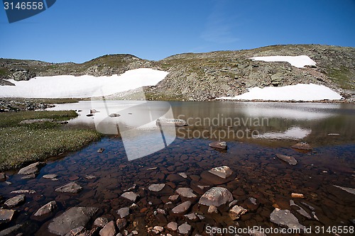 Image of Besseggen Ridge in Jotunheimen National Park, Norway