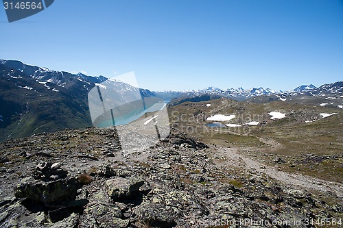 Image of Besseggen Ridge in Jotunheimen National Park, Norway