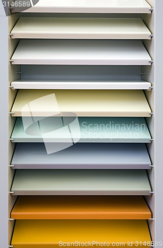 Image of Colorful Bookshelf