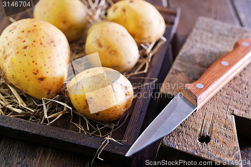 Image of raw potato