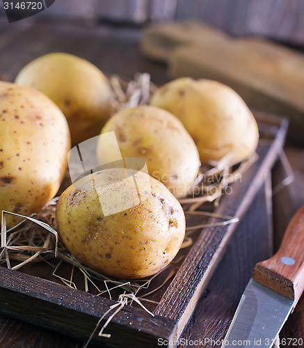 Image of raw potato