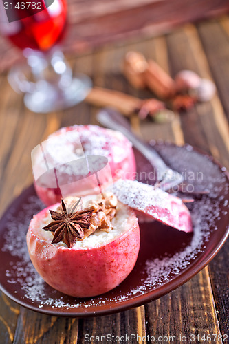 Image of baked apple