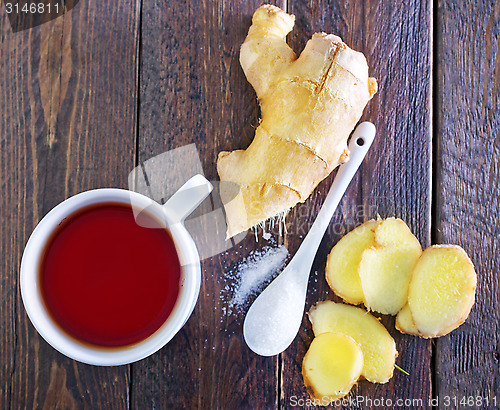 Image of tea with ginger