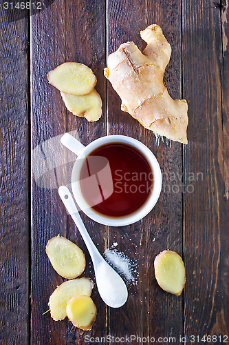 Image of tea with ginger