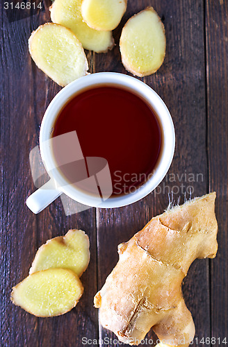 Image of tea with ginger