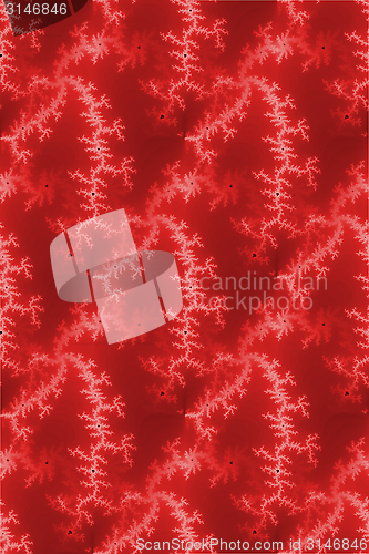 Image of Seamless Fractal Red