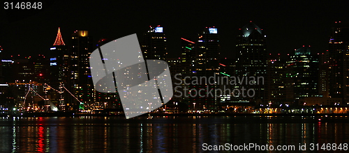 Image of San Diego Skyline Night