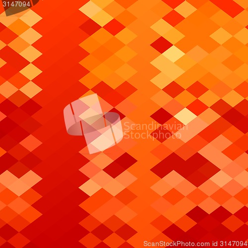 Image of Red Weave Abstract Low Polygon Background