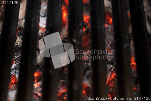 Image of Red hot coals