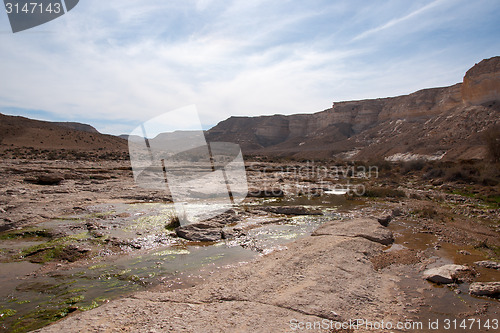 Image of Water spring in a desert