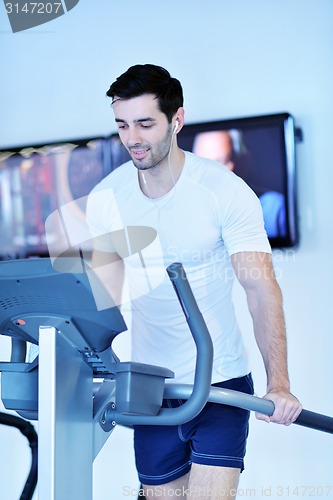 Image of man running on the treadmill