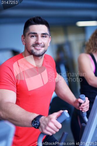 Image of man running on the treadmill