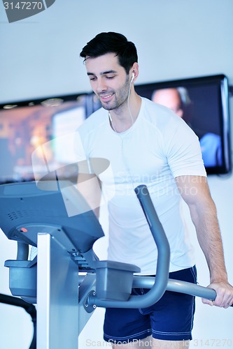Image of man running on the treadmill