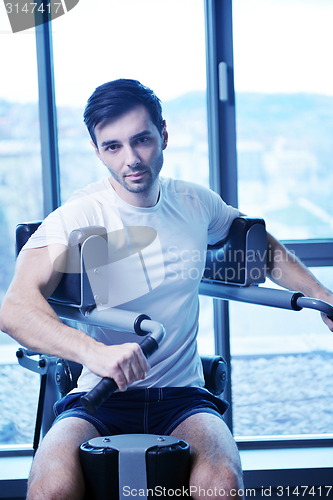 Image of man running on the treadmill