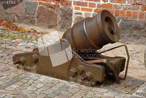 Image of cannon in Malbork