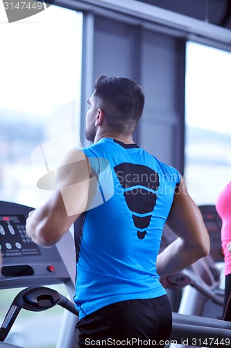 Image of man running on the treadmill