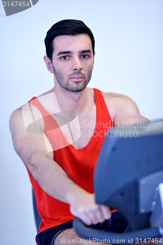 Image of man running on the treadmill