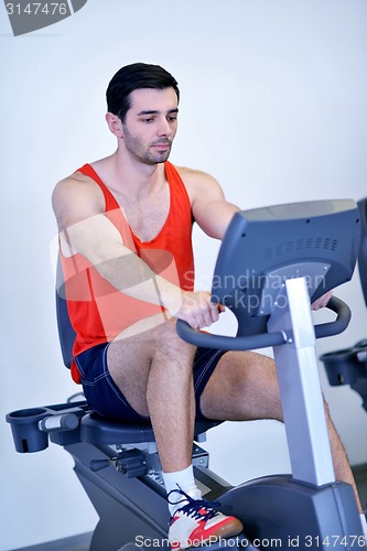 Image of man running on the treadmill