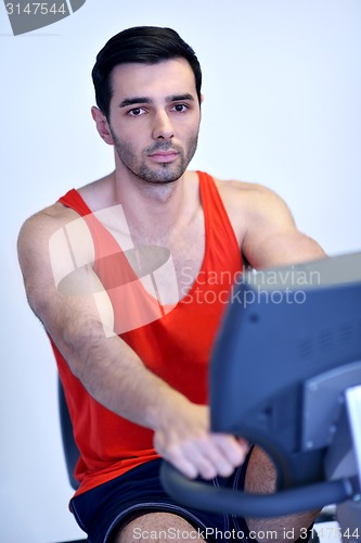 Image of man running on the treadmill