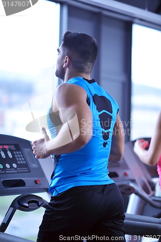 Image of man running on the treadmill