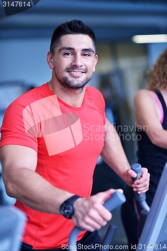 Image of man running on the treadmill