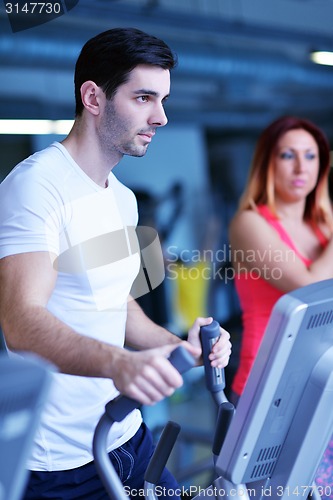 Image of man running on the treadmill