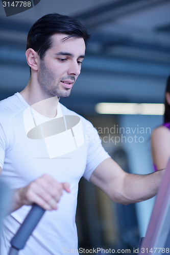 Image of man running on the treadmill