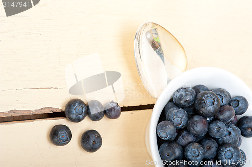 Image of fresh blueberry bowl