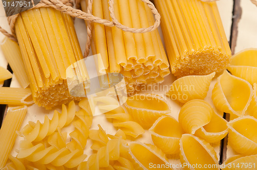 Image of bunch of Italian pasta type