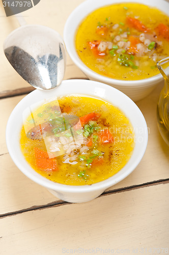 Image of Syrian barley broth soup Aleppo style