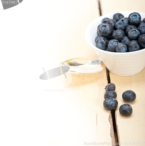 Image of fresh blueberry bowl