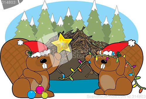 Image of Beaver Christmas