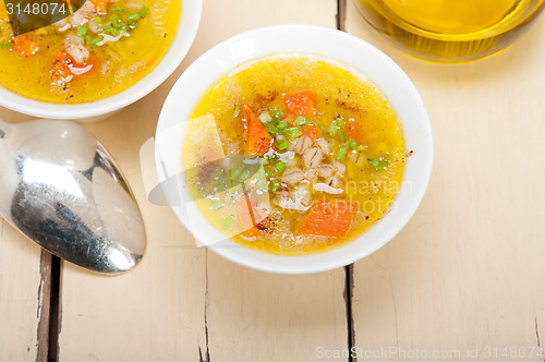 Image of Syrian barley broth soup Aleppo style