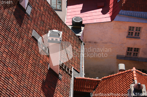 Image of Red roofs