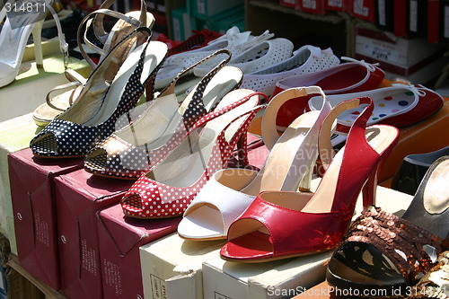 Image of High heels at market