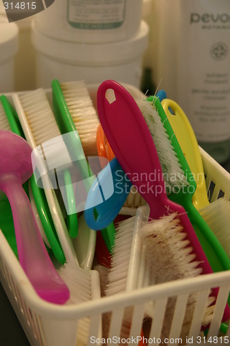 Image of Brushes at beauty salon