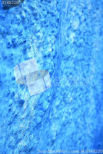 Image of blue  in   and  morocco africa abstract