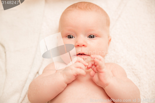 Image of Two-month old baby girl baby girl