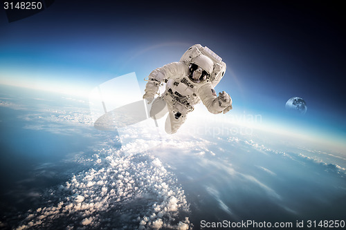 Image of Astronaut in outer space