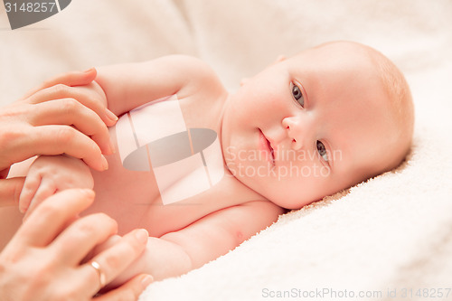 Image of Two-month old baby girl baby girl