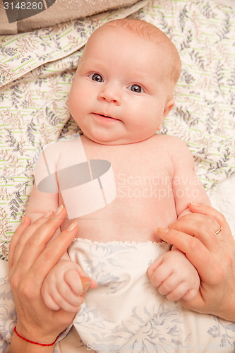 Image of Two-month old baby girl baby girl