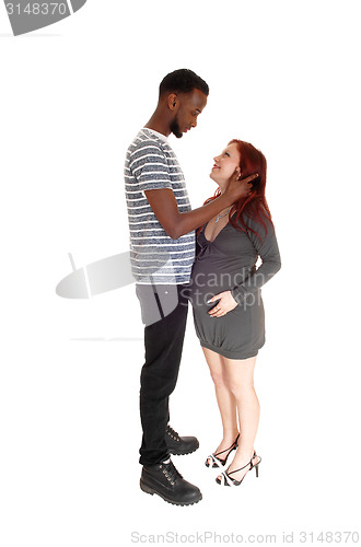 Image of Pregnant woman with her husband.