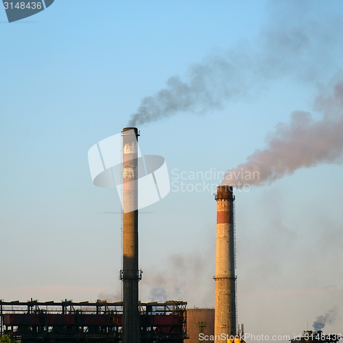 Image of Chimney of a Power plant