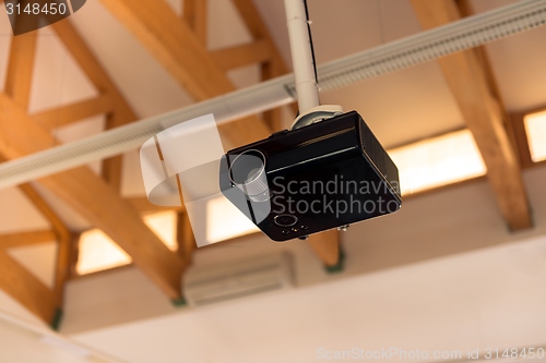 Image of Multimedia projector inside lecture hall