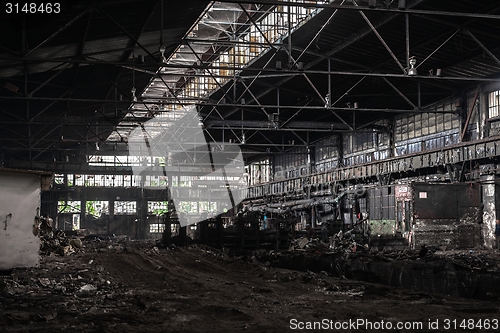 Image of Large industrial hall under construction