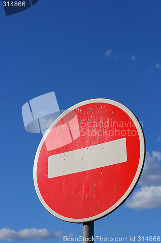 Image of Prohibiting road-sign